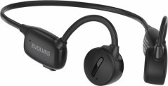 Evolveo EVOLVEO BoneSwim Pro MP3 32GB, bezdrátová sluchátka na lícní kosti, černé