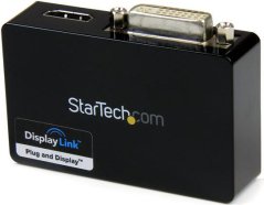StarTech USB - HDMI - DVI Čierny  (USB32HDDVII)