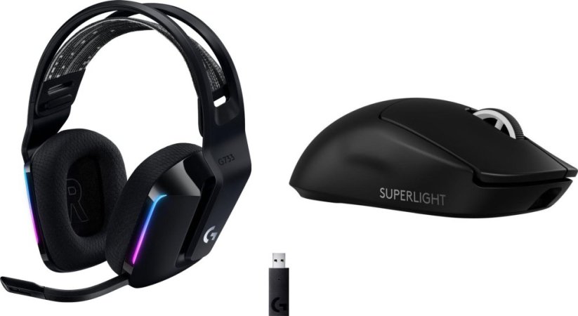 Logitech G733 Lightspeed Czarne