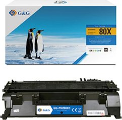G&G kompatybilny toner z HP CF280X, NT-PH280XC, HP 80X, black, 6900s