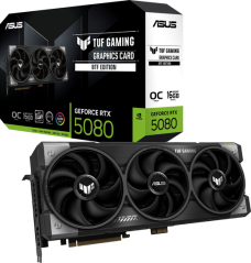 Asus TUF-RTX5080-O16G-BTF-GAMING NVIDIA GeForce RTX 5080 16 GB GDDR7 (90YV0PU0-M0NA00)