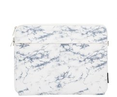 iLike Taška na Notebook 15-16 Inches Fabric Notebook Bag With Strap Marble White ILIUN15LBMW