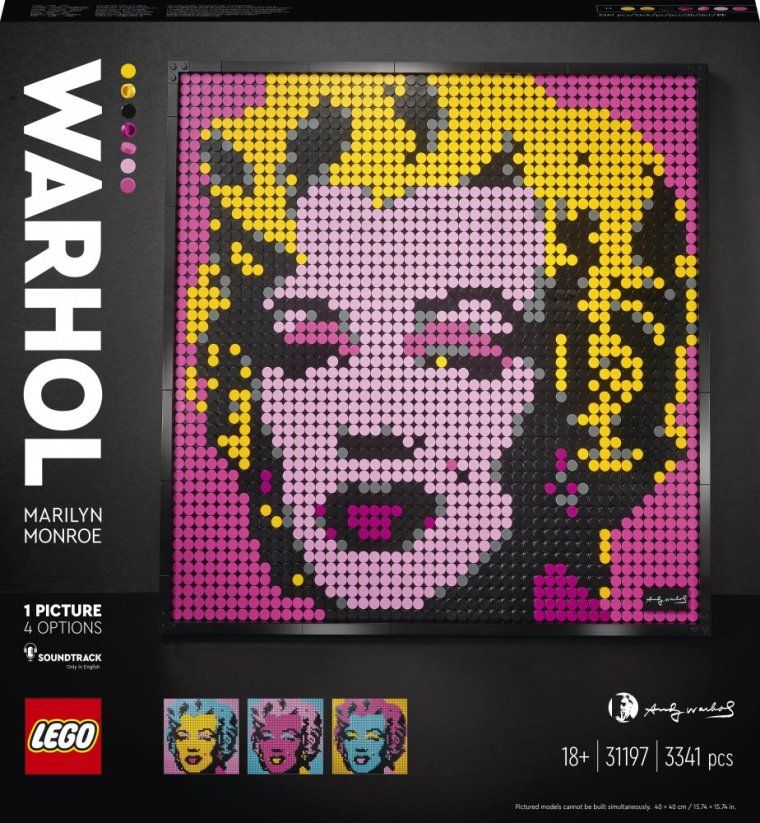 LEGO Art Marilyn Monroe Andy'ego Warhola (31197)