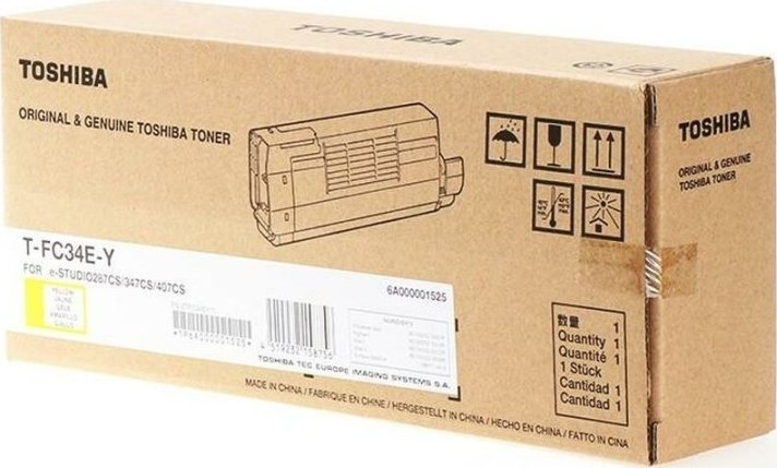 Toshiba Toner originálny T-FC34EY Žltý Biely