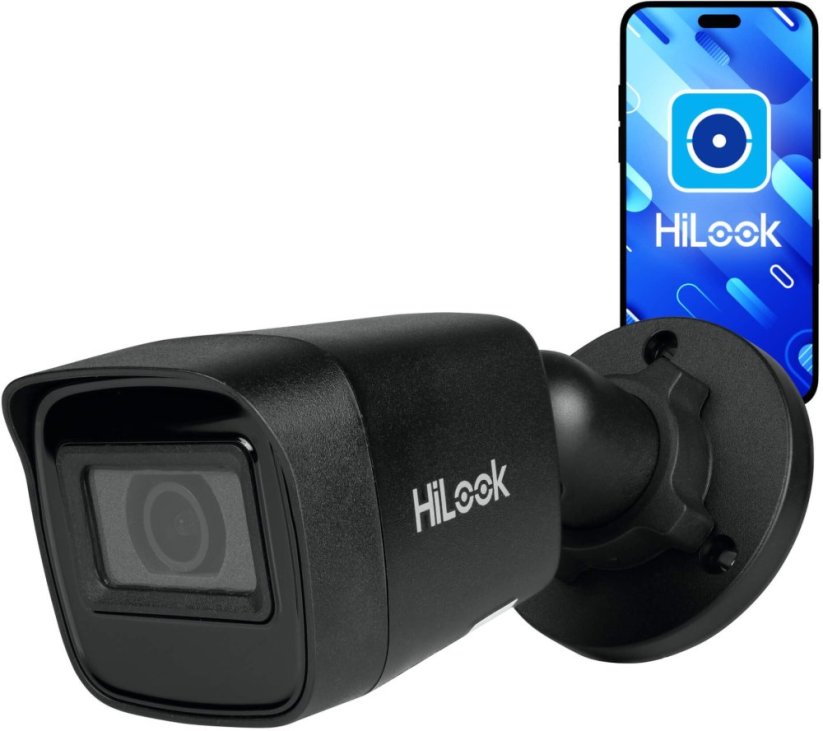 HiLook Kamera IP HiLook by Hikvision IPCAM-B4-P Black(IPC-B141H-C Black) 2K+