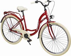 Romet Dviratis AZIMUT Vintage 28" 3-speed 2023 burgund-cream shiny