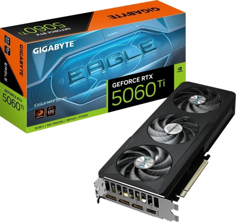 Gigabyte GeForce RTX 5060 Ti Eagle MAX OC 8GB GDDR7 DLSS4 (GV-N506TEAGLEMAX OC-8GD)