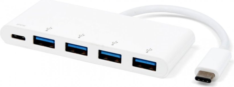 eStuff 1x USB-C  + 4x USB-A 3.0 (ES623007WH)