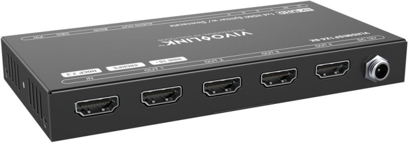 VivoLink Šakotuvas Vivolink HDMI splitter 1x4, 8K@60Hz