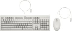 HP HP 225 - Tastatur-und-Maus-Set - 100% - full size - USB - QWERTZ - Deutsch - Cashmere White