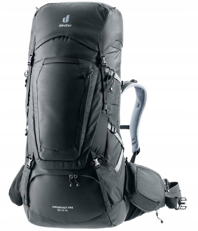 Deuter Aircontact Pro 65 l + 10 l Čierny