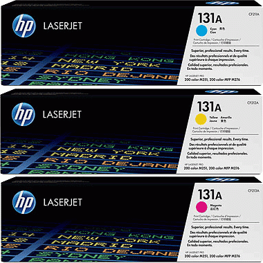 HP 131A Sada CMY Originál  (U0SL1AM)