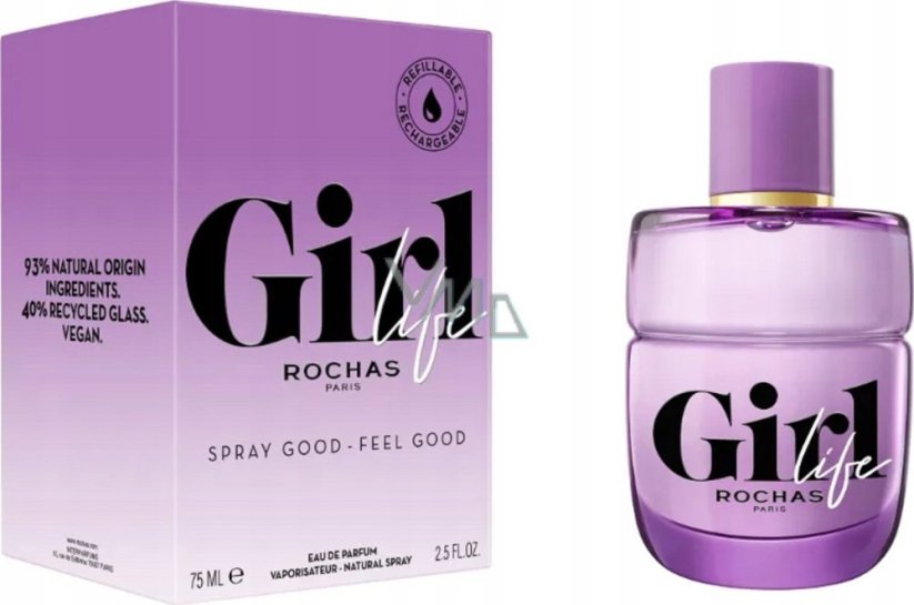 Rochas Girl Life EDP refill spray 75ml WOMEN