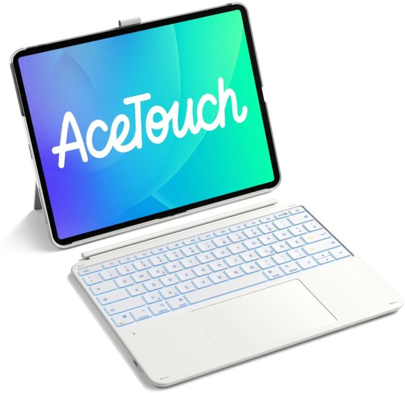 Inateck inateck Keyboard Ace Touch iPad 13" Compatible QWERTZ Biely