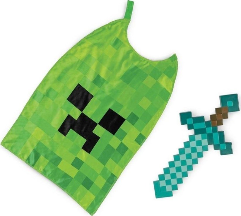 GoDan Sada Minecraft miecz, peleryna rozm. uniwer.