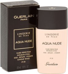 Guerlain Lingerie De Peau Aqua Nude Foundation 06W Tres Fonce Dore 30ml