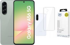 Samsung Galaxy A56 5G 8/128GB Zielony  (SM-A566BZGAEUE) + Etui Clear Case