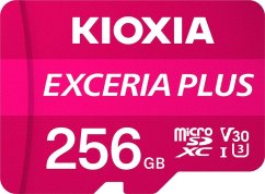Kioxia Exceria Plus MicroSDXC 256 GB Class 10 UHS-I/U3 A1 V30 (LMPL1M256GG2)