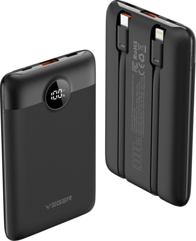 Hoco Veger C11 Best 10000mAh Čierny