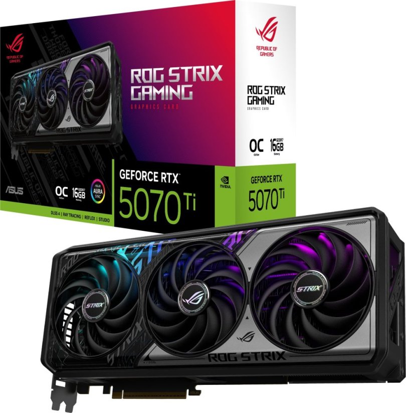 Asus ROG Strix GeForce RTX 5070 Ti OC 16GB GDDR7 DLSS4 (ROG-STRIX-RTX5070TI-O16G-GAMING)