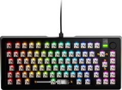 Glorious Glorious GMMK 3 Pro 75 % Custom Gaming-Tastatur - Barebone, ISO-Layout, schwarz