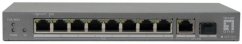 LevelOne PoE+Switch 8xGE PoE/1xGE/1xSFP 120W unmanag.Plastik (GEP-1011)