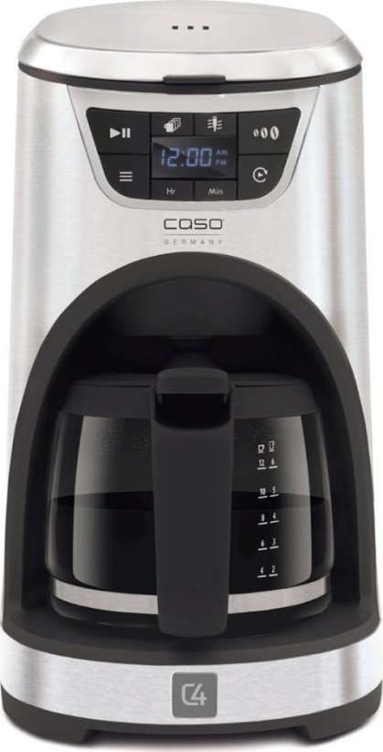 Caso Novea C4, Drip coffee maker, 1000 W, Stainless steel