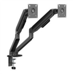 Secomp Ramię do dwóch monitorów standard, sprężyna mechaniczna, 1732 cali, maks. 2 10 kg, čierne