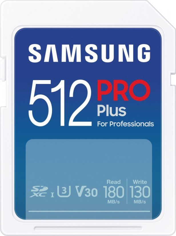 Samsung PRO Plus SDXC 512 GB U3 V30 (MB-SD512S/EU)