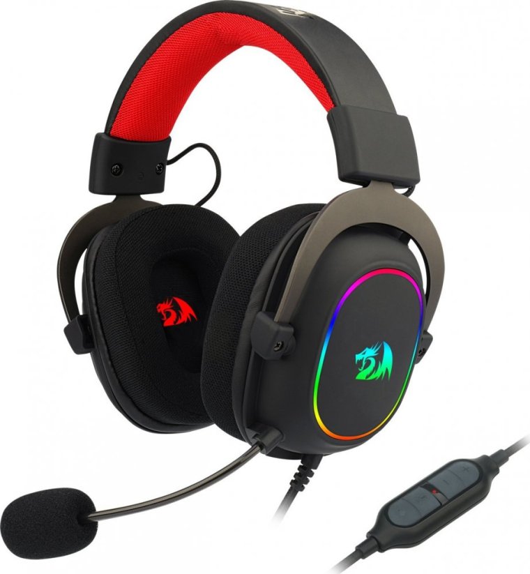 Redragon H510 Zeus-X RGB Czarne (H510-RGB)