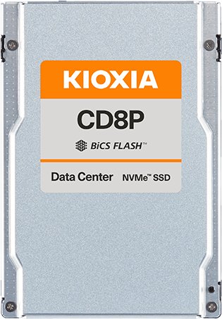Kioxia CD8P-R Series KCD8XPUG1T92 - SSD - centrum danych, intensywne odczyty - 1920 GB - intern - 2.5" (6.4 cm) - PCI Express 5.0 x4 (NVMe)