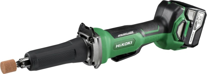 Hikoki HIKOKI. STRAIGHT GRINDER 18V   GP18DB WGZ 2x5,0Ah BL SPEED CONTROL DEAD SWITCH CASE