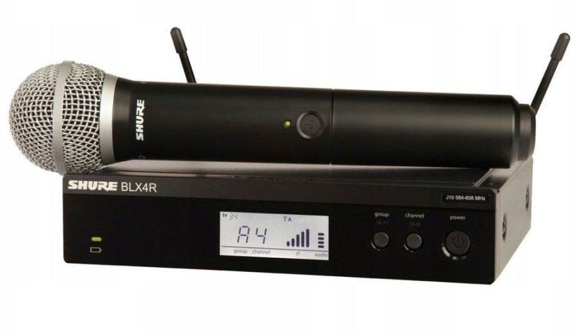 Shure BLX24RE/PG58-H8E - System bezprzewodowy z mikrofonem PGA58 (518-542 MHz)