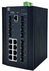 LevelOne Switch 20x GE IGU-2072 8x 1GbE.8x 2.5GbE SFP sw