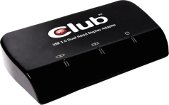 Club 3D SenseVision USB - HDMI - DVI Čierny  (CSV-2320HD)