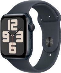 Apple Watch SE GPS + Cellular 44mm Midnight Alu Sport M/L Čierny  (MXGM3QF/A)