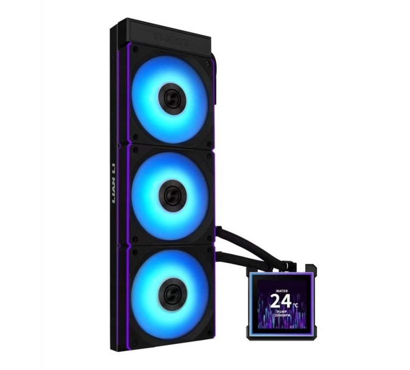 Lian Li HydroShift II LCD-S 360CL AiO-chłodzenie wodne RGB, LCD-Display - 360mm, Čierny