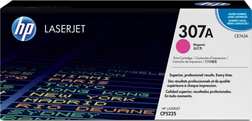 HP 307A Magenta Originál  (CE743A)