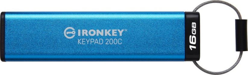 Kingston Pendrive 16GB IronKey Keypad 200 FIPS140-3 Lvl3 AES-256