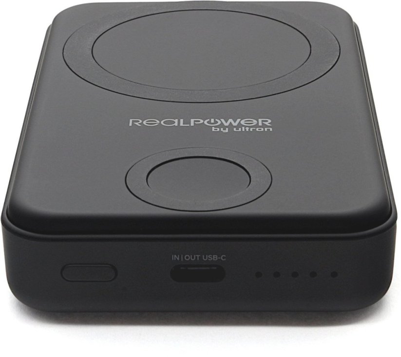 Realpower PB-10000 MAG watch 10000mAh Čierny (444408)