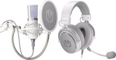 Endorfy Mikrofon Endorfy Solum Streaming Onyx White (EY1B005) + Słuchawki Viro Onyx White