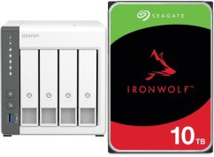 Qnap TS-433-4G + Seagate IronWolf 10TB (ST10000VN000)
