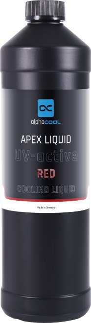 Alphacool Apex Liquid, UV-aktywny, Červený - 1l