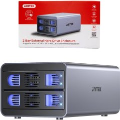 Unitek SATA 2.5/3.5 4 tryby 40TB USB C 10Gb/s
