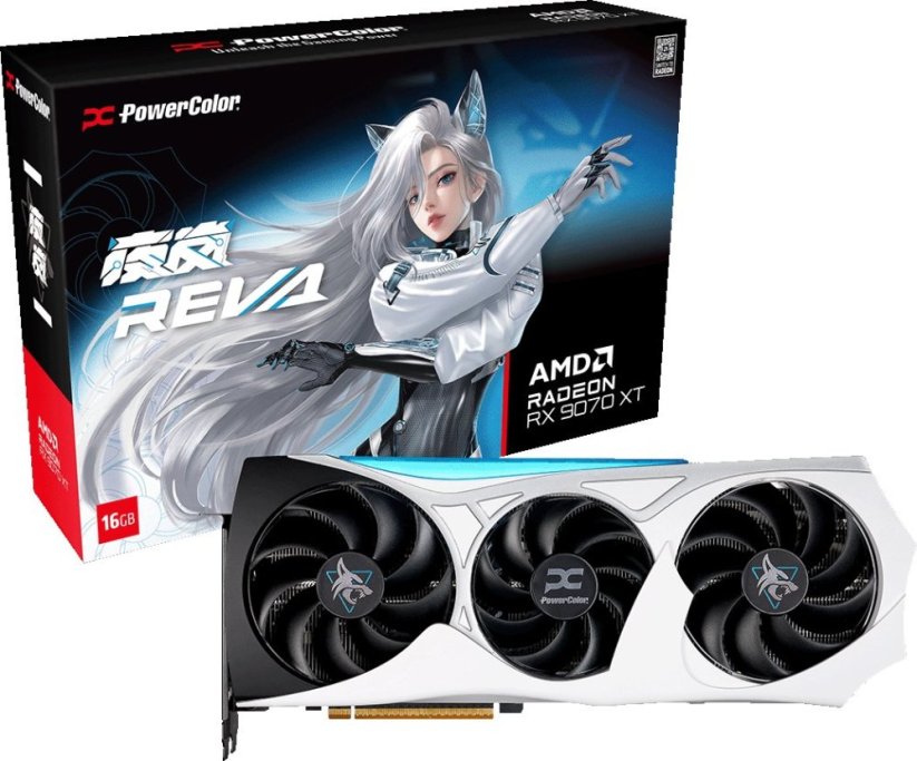POWERCOLOR Hellhound Reva Radeon RX 9070 XT 16GB GDDR6 (RX9070XT 16G-L/OC/REVA)