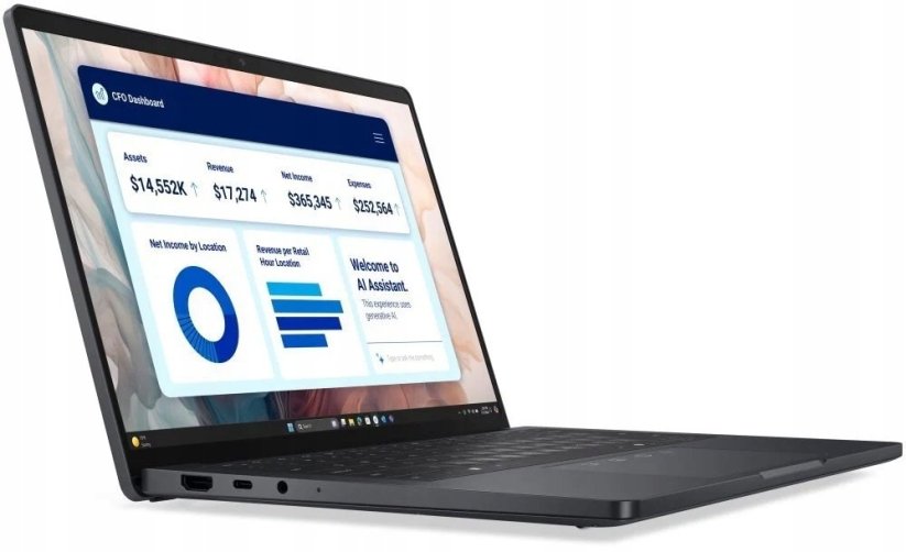 Dell Pro 13 Premium PA13250 Copilot+ PC Intel Core Ultra 7 266V Notebook 33,8 cm (13.3") Full HD+ 16 GB LPDDR5x-SDRAM 512 GB SSD Wi-Fi 7 (802.11be) Windows 11 Pro Sivý Czeski, Słowacki (CXKCM)