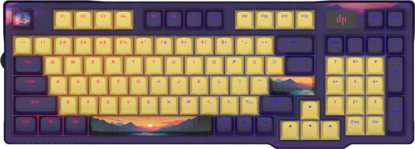Dark Project Klawiatura Dark Project KD83A Navy Blue PBT Top Print ANSI (ENG)