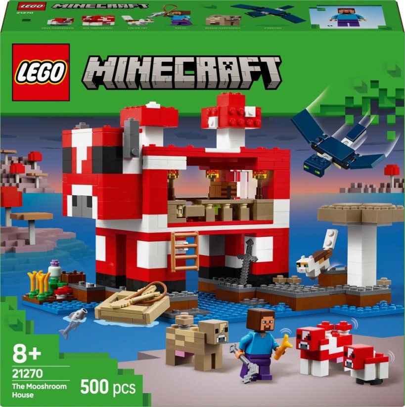 LEGO Minecraft Hubový kravínik (21270)