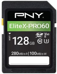PNY PNY SD EliteX-PRO 60 UHS-II 128GB Flash Memory Card