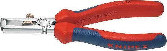 Knipex Kliešte do ściągania izolacji z przewodów Knipex 11 05 160 chrómowane